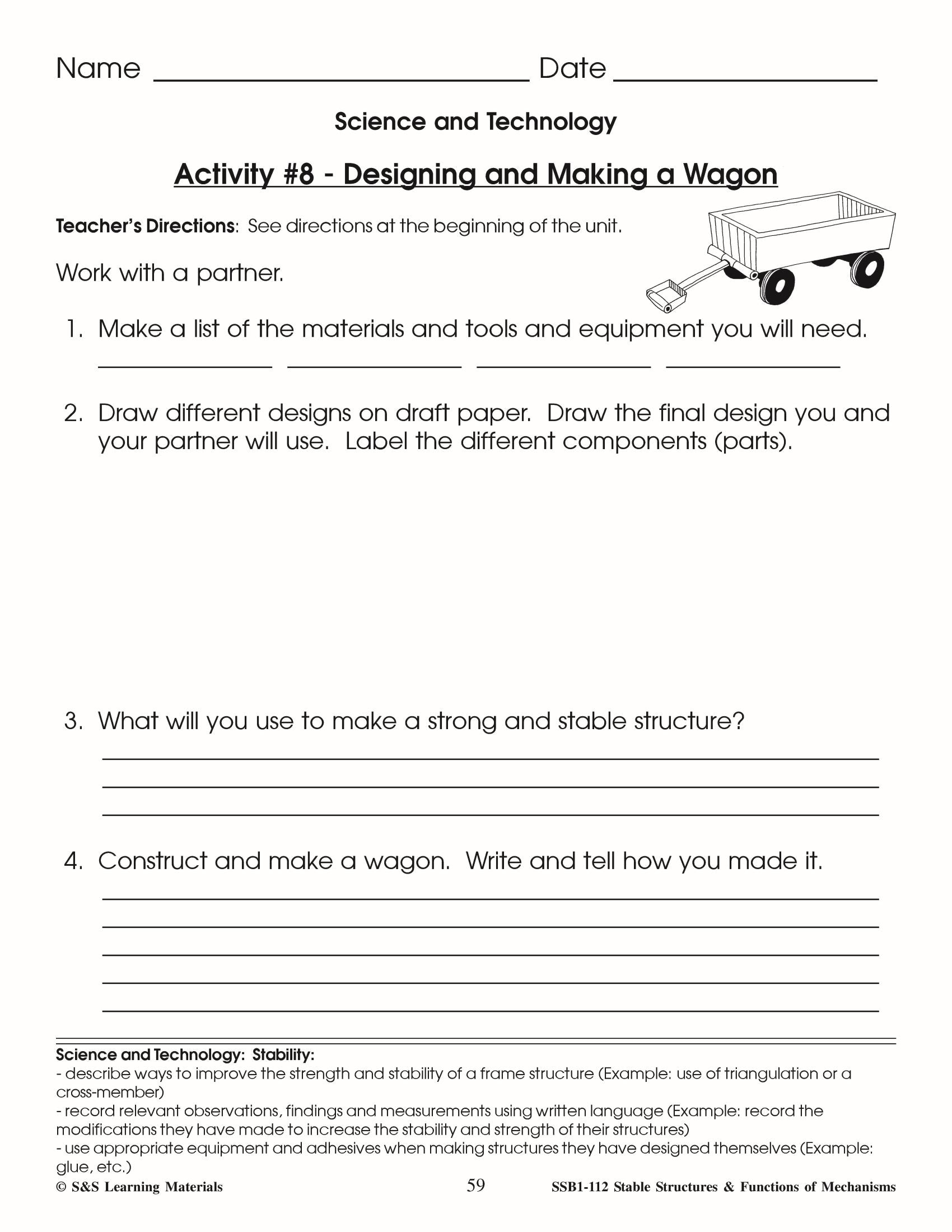 Stable Structures & Functions of Mechanisms Grade 3 (Canadian Edition)