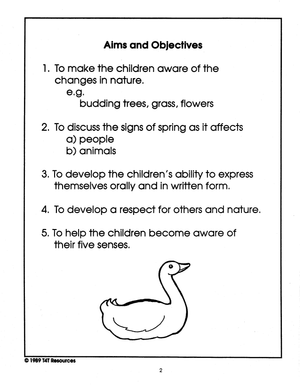 Spring - An Integrated Theme Unit Kindergarten