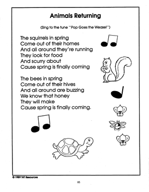 Spring - An Integrated Theme Unit Kindergarten