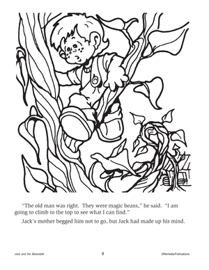 Read & Color: Jack & the Beanstalk Gr. 1-6, R.L. 3-4