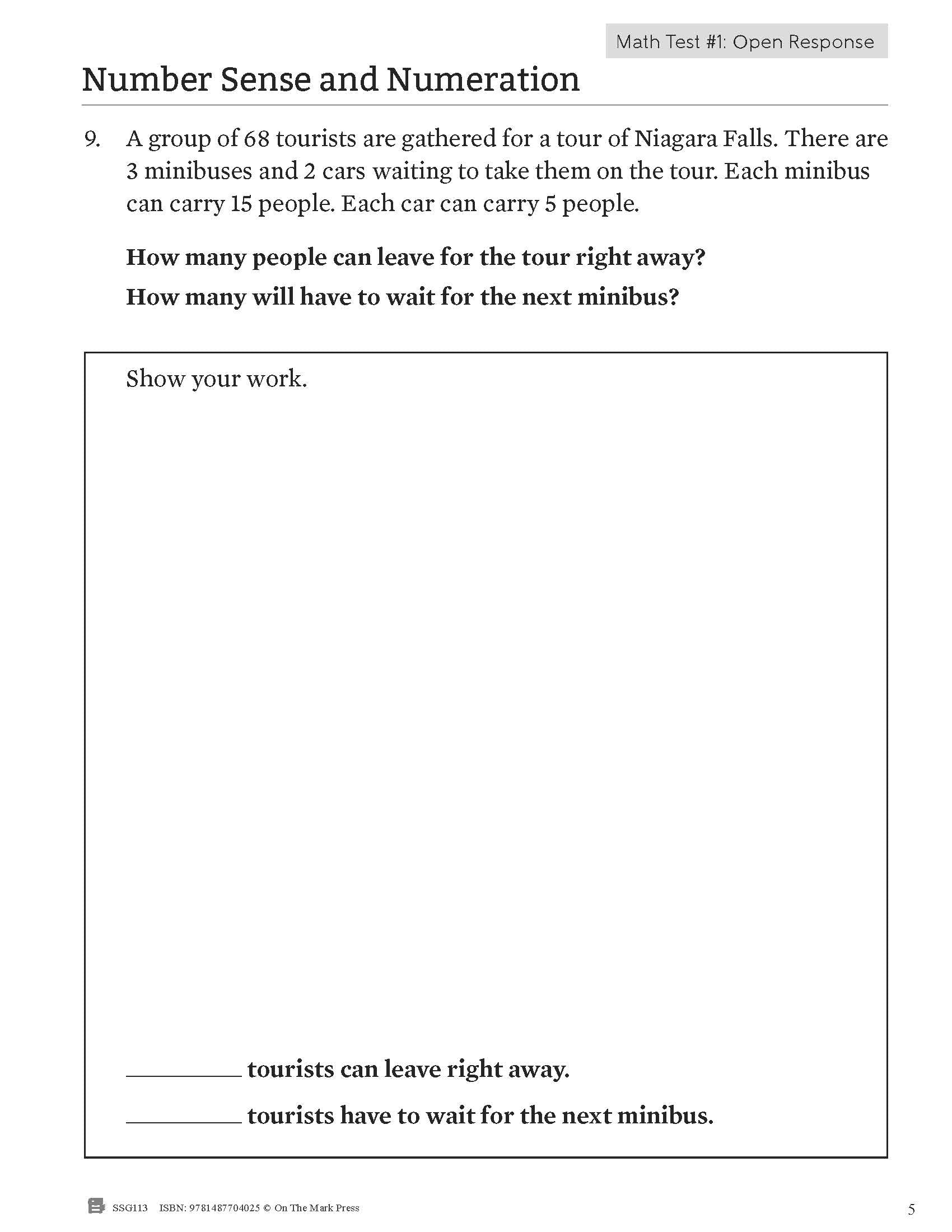 Ontario Grade 3 Math & Language Test Prep Guide