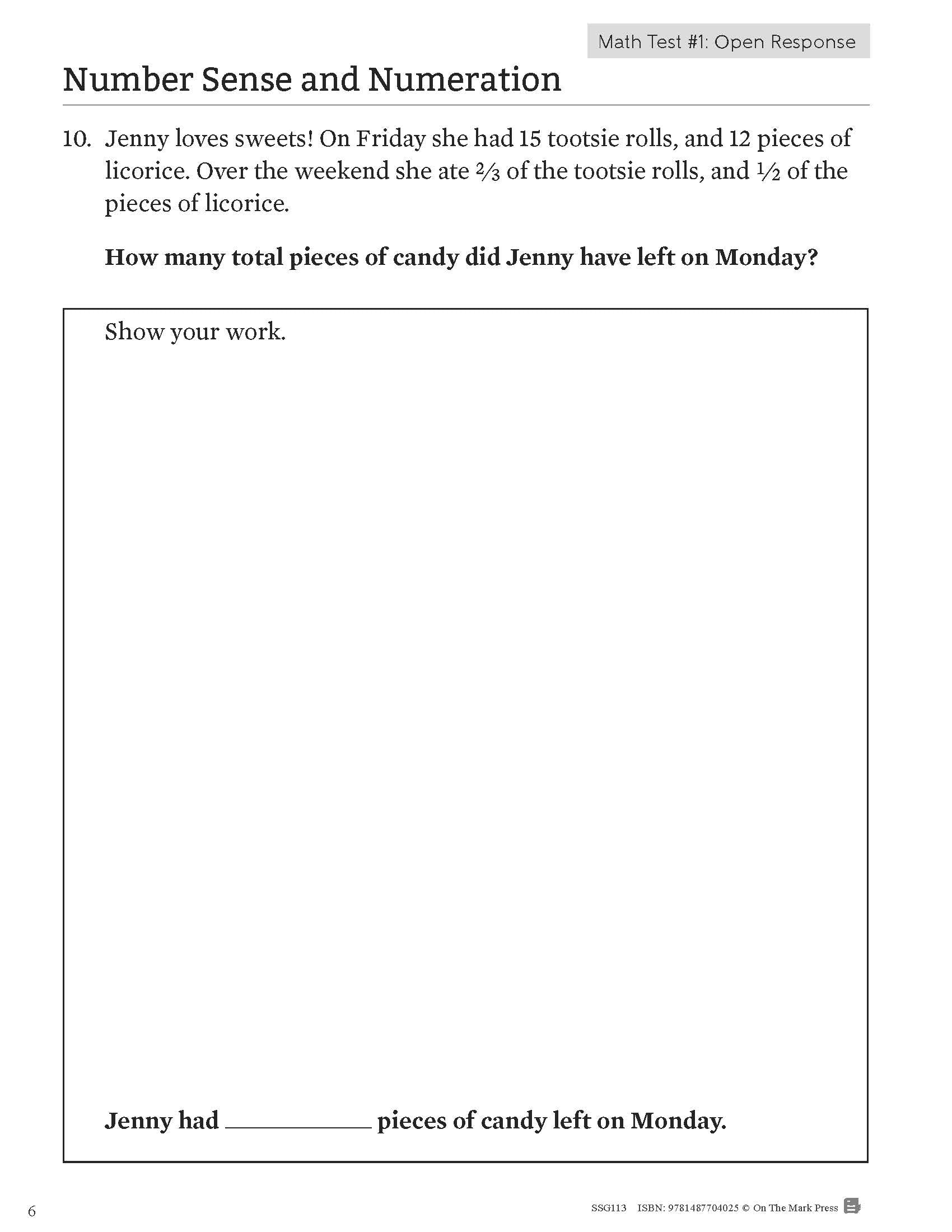 Ontario Grade 3 Math & Language Test Prep Guide