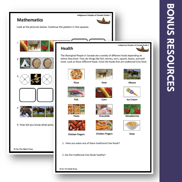 Learning About the Nehiyawak Nation Grade 1 Google Slides & Printables Distance Learning