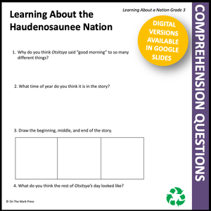 Learning About the Haudenosaunee Nation Grade 3 Google Slides & Printables Distance Learning