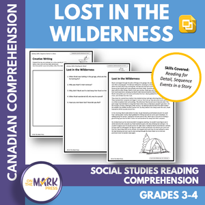 CDN Reading: Provinces, Territories, Caps & Physical Regions Google Slide Bundle Grades 3-4