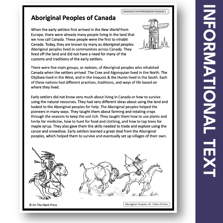 Aboriginal Peoples of Canada: A Social Studies/Reading Google Slides Gr. 3-4