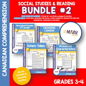 Aboriginal Peoples, Provincial Characteristics & More, Google Slides Gr 3-4 Bundle