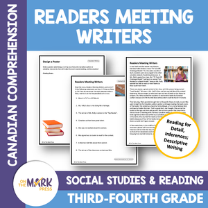 Famous Canadian Authors Reading Bundle Gr. 3-4 Google Slides Distance Learning