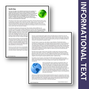Earth Day Grades 4-6 Google Slides & Printables Lesson