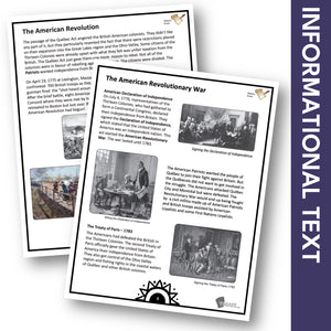 The American Revolution Grade 7 Google Slides Lesson & Printables