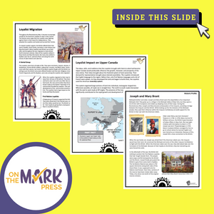 New France & Historic Events Grade 7 Google Slides Lesson & Printables Bundle!