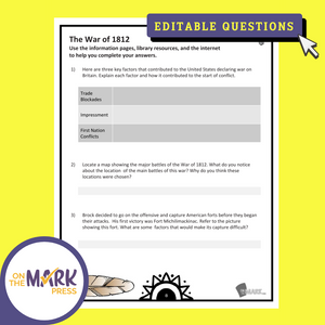 Conflict & Challenges of 1800-1850, 12 Lesson Google Slides & Printables Bundle Grade 7