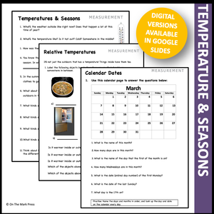 Canadian Measurement Grade 1 Google Slides & Printables