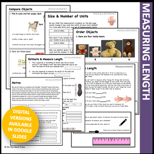 Canadian Measurement Grade 1 Google Slides & Printables