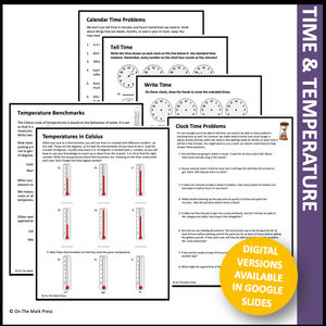 Canadian Measurement Grade 3 Google Slides & Printables