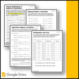 Canadian Patterning Grade 3 Google Slides & Printables