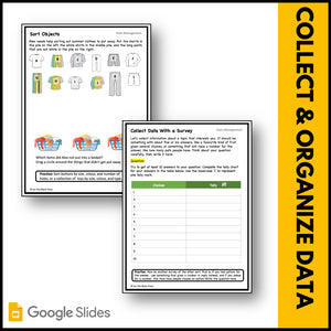Canadian Data Management Grade 3 Google Slides & Printables
