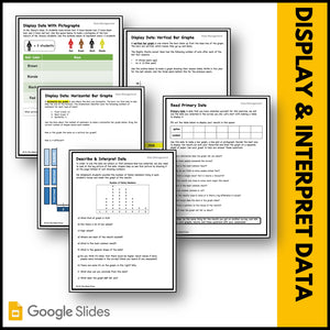 Canadian Data Management Grade 3 Google Slides & Printables