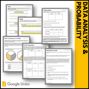 Canadian Data Management Grade 3 Google Slides & Printables