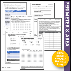 Canadian Measurement Grade 4 Google Slides & Printables