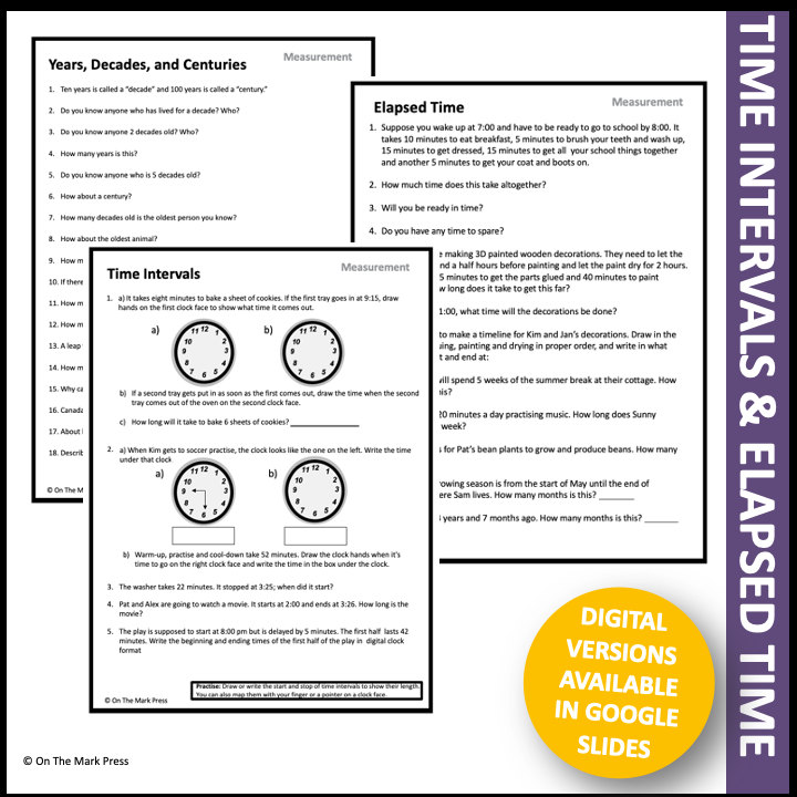 Canadian Measurement Grade 4 Google Slides & Printables