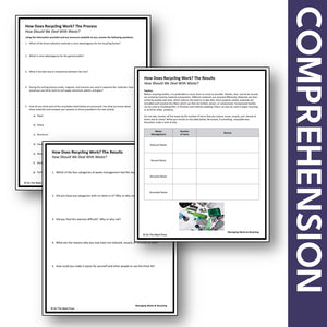 How Recycling Works Gr. 5-8 Google Slides & Printables