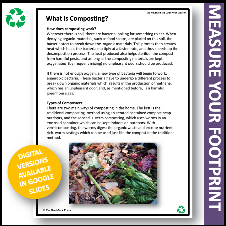 What is Composting? Google Slides & Printables Lesson Grades 5-8