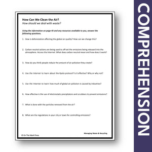 How Can We Clean the Air? Gr. 5-8 Google Slides & Printables