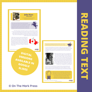 John Ware (1845-1905): A Famous African-American Cowboy Google Slides Reading Lesson Grades 4-5