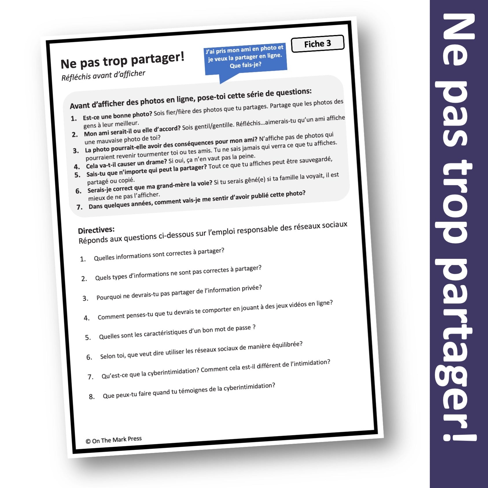 Sécurité et confidentialité 4e-6e année Google glisse l’activité numérique