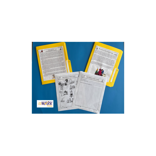 Early Settlers in Upper Canada Grades 2-4