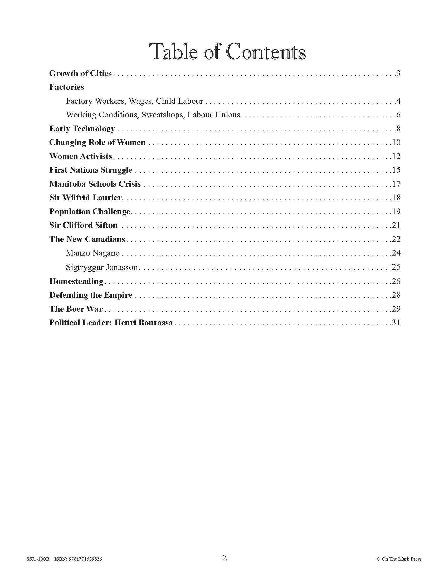 Canada: A Changing Society -10/pk Workbooks