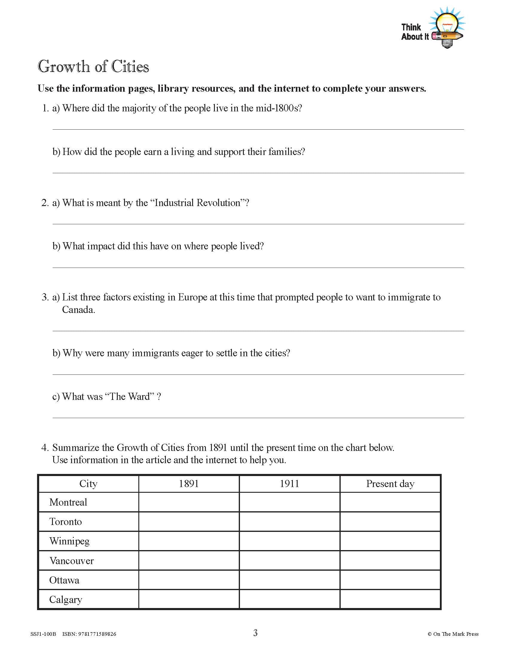 Canada: A Changing Society -10/pk Workbooks