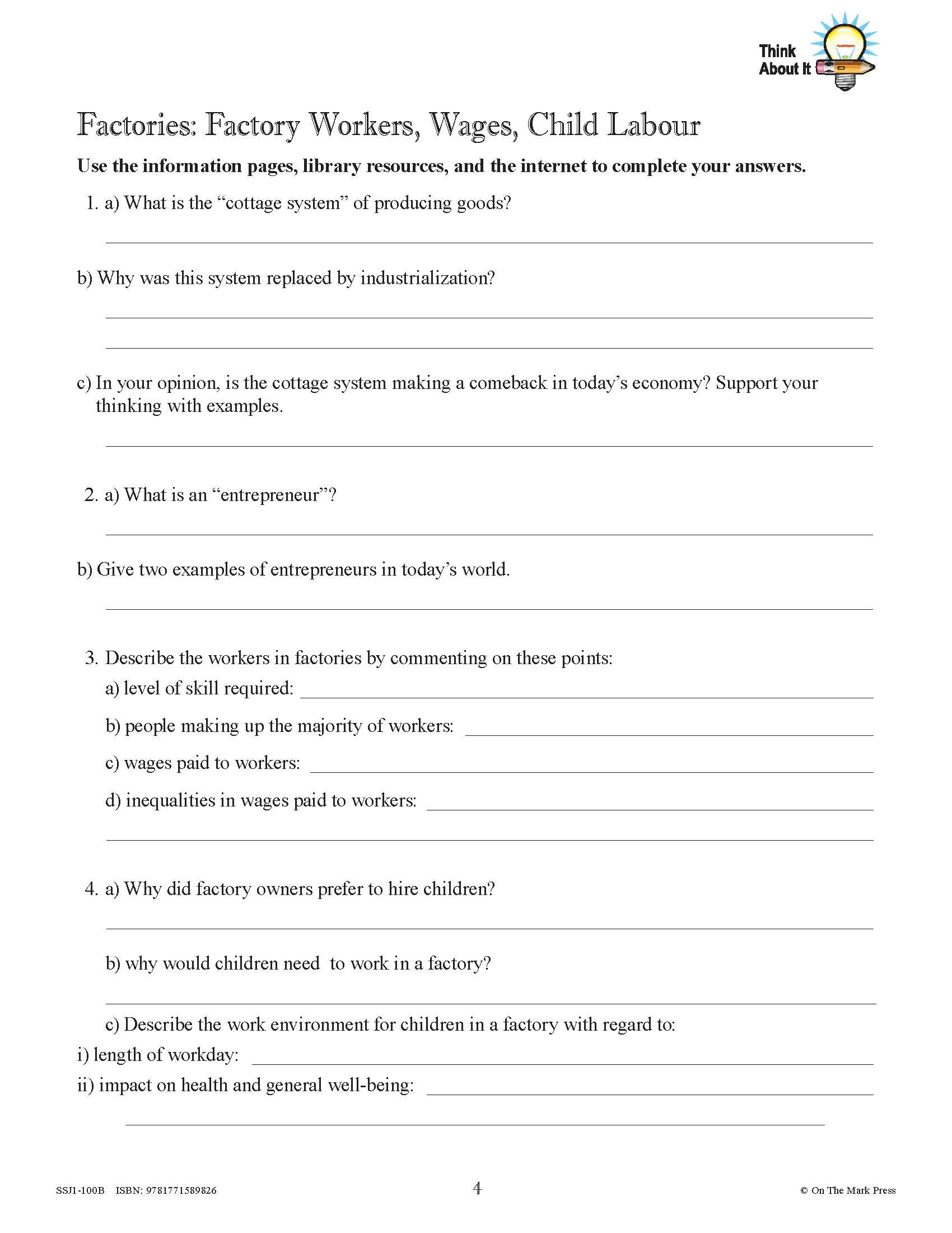 Canada: A Changing Society -10/pk Workbooks