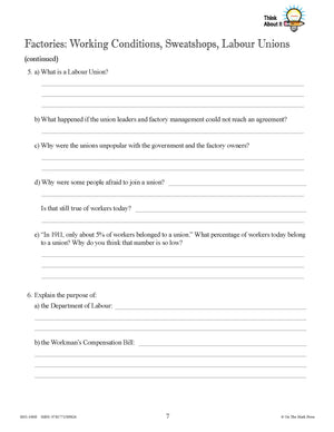 Canada: A Changing Society -10/pk Workbooks