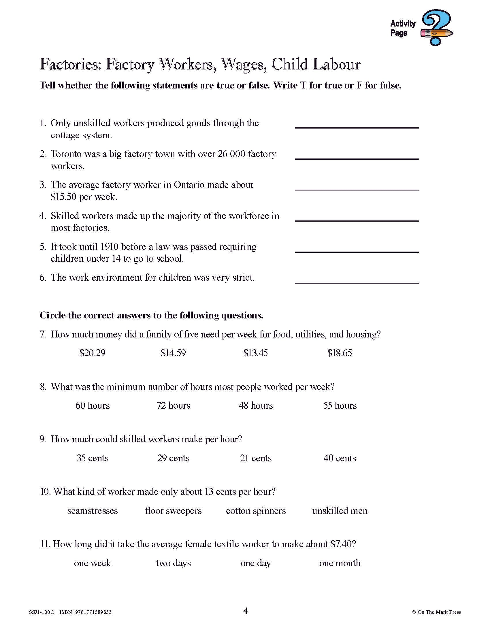 Canada: A Changing Society  - 10/pk HI/LO Workbooks