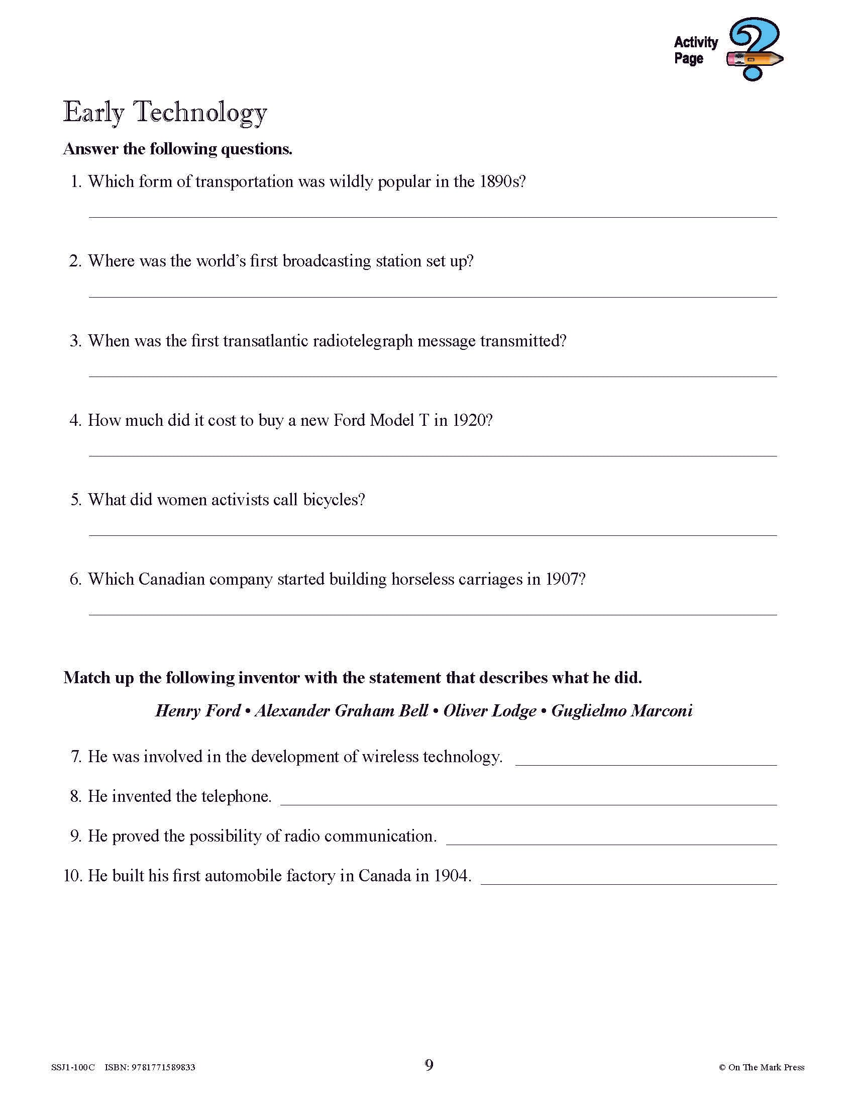 Canada: A Changing Society  - 10/pk HI/LO Workbooks