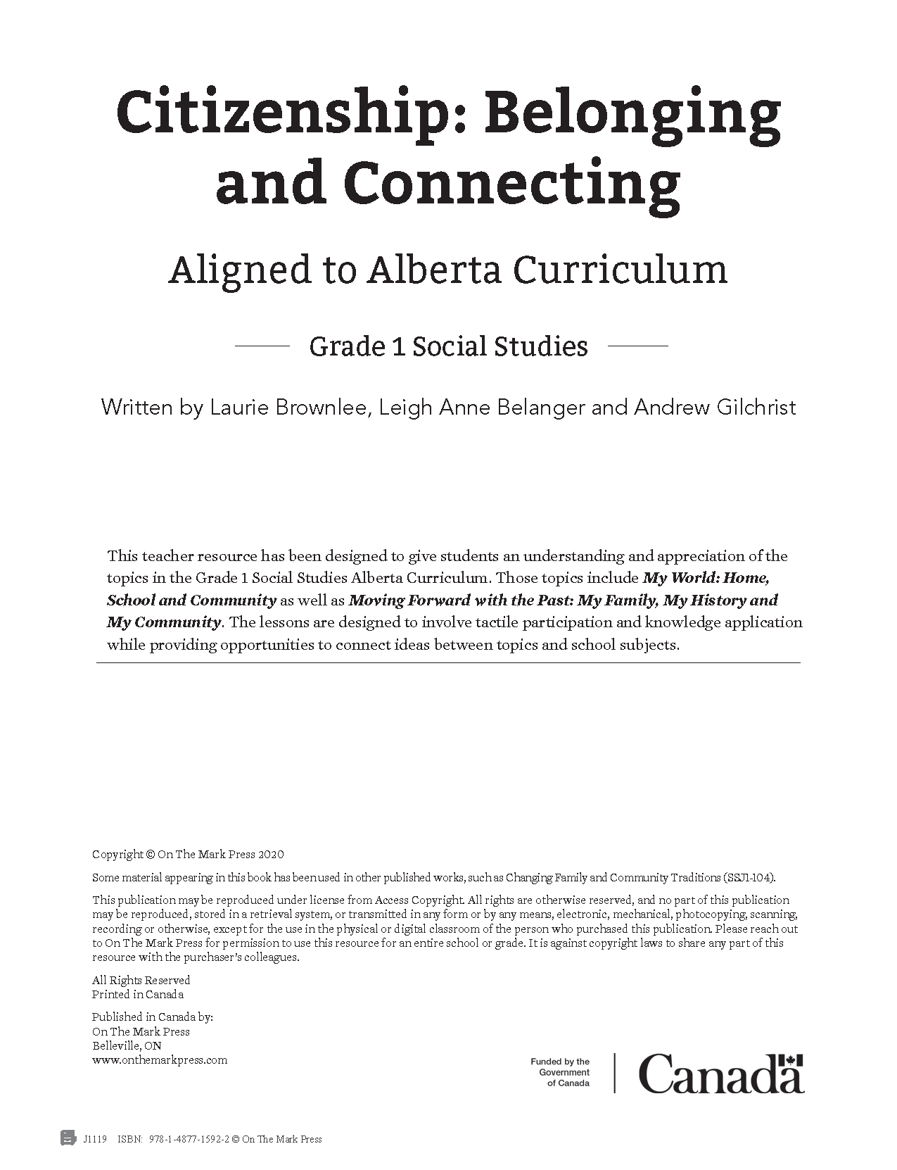 Alberta Grade 1 Science & Social Studies Full Year Savings Bundle!