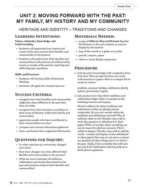 Alberta Grade 1 Social Studies: Citizenship: Belonging and Connecting