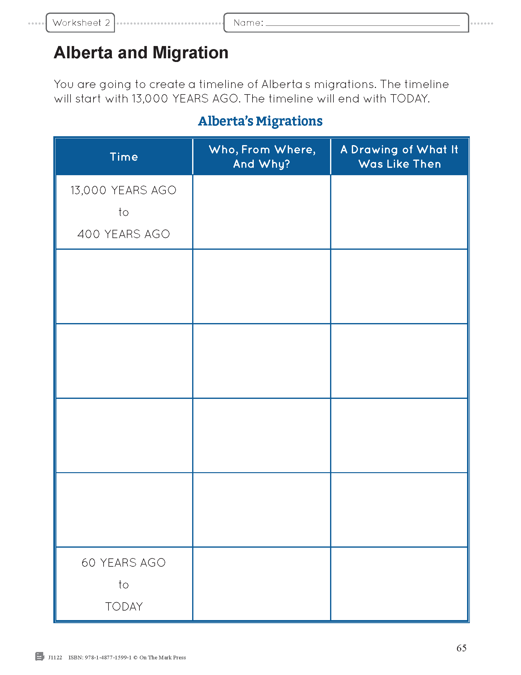 Alberta Grade 4 Social Studies: The Land, Histories and Stories