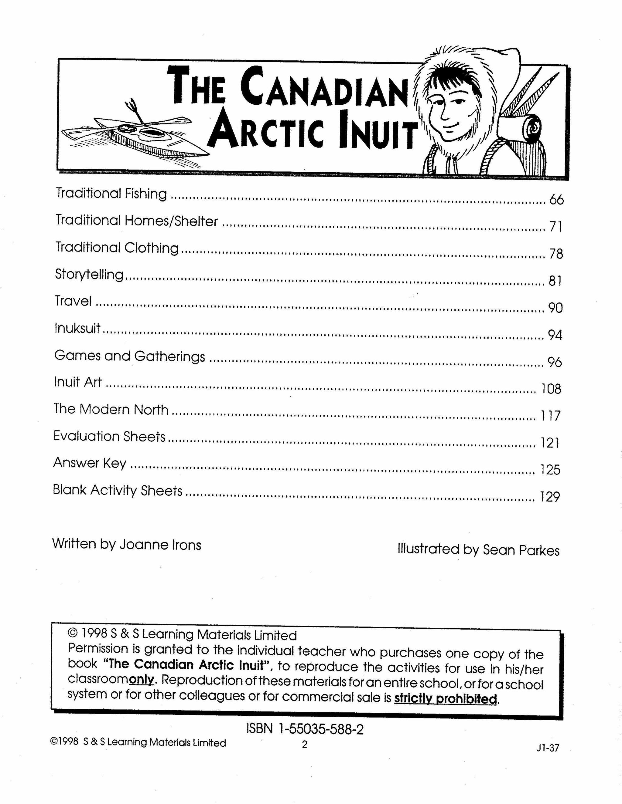 The Canadian Arctic Inuit Grades 2-3