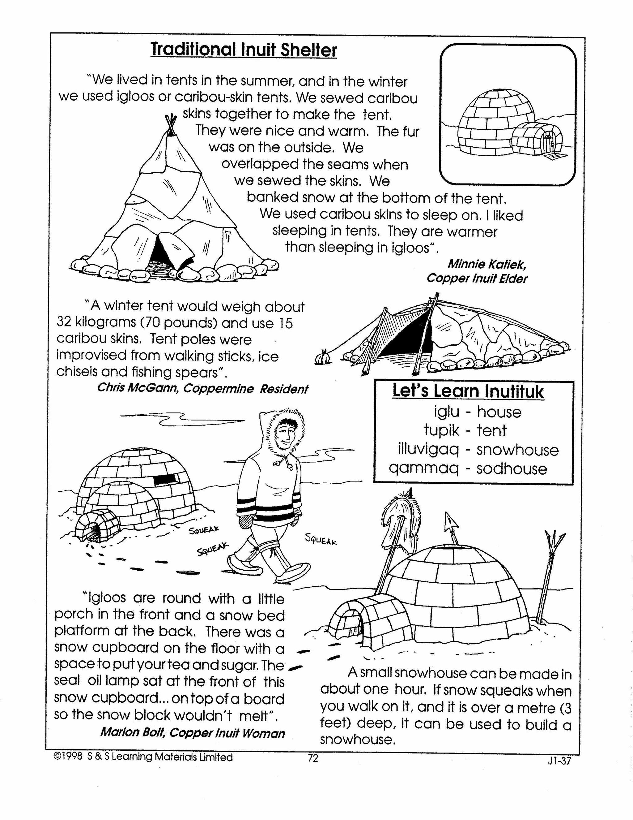 The Canadian Arctic Inuit Grades 2-3