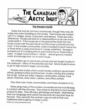 The Canadian Arctic Inuit Grades 2-3