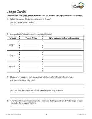 New France & British North America 1713-1800 Grades 7: 10/pk workbooks