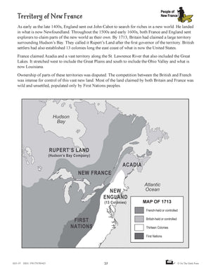 New France & British North America 1713-1800 Grade 7 High Interest/Low Vocabulary