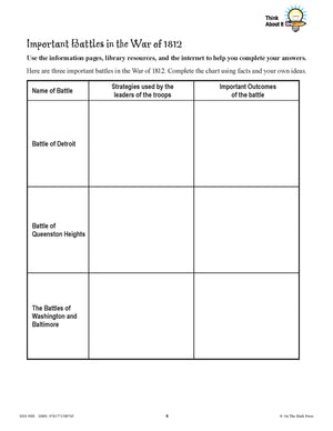 Conflicts & Challenges - Canada 1800-1850 Grade 7 - 10/pk workbooks