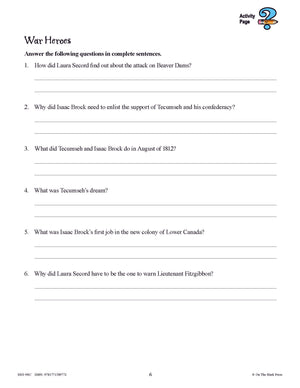 Conflicts & Challenges - Canada 1800-1850 Grade 7 - 10/pk HI/LO workbooks