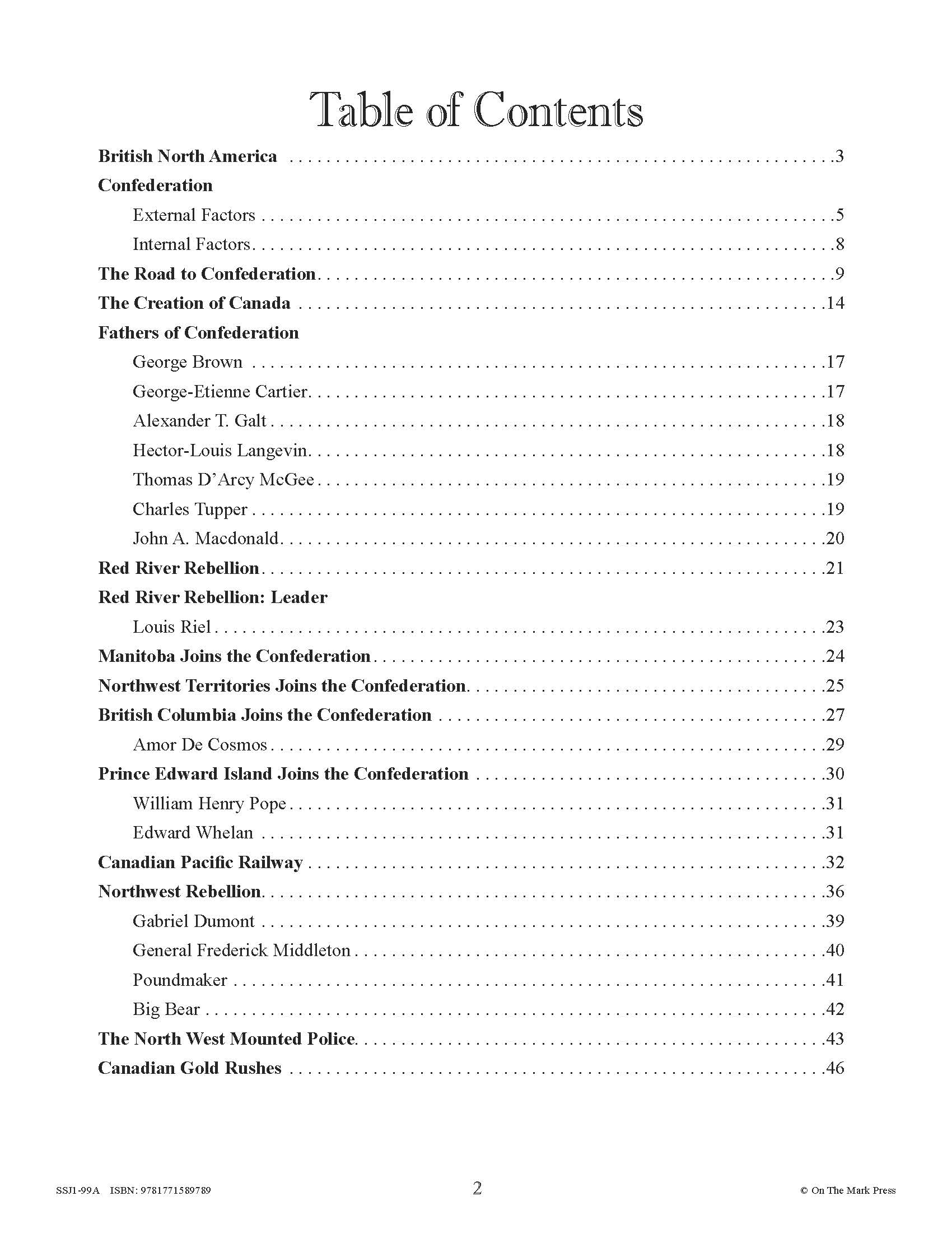 Creating Canada 1850-1890 Grade 8 - 10/pk Readers