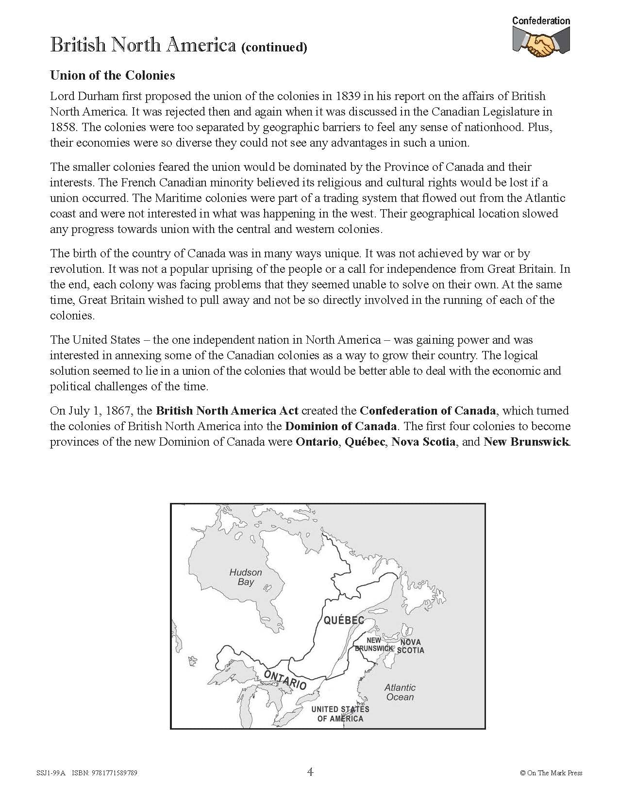 Creating Canada 1850-1890 Grade 8 - 10/pk Readers