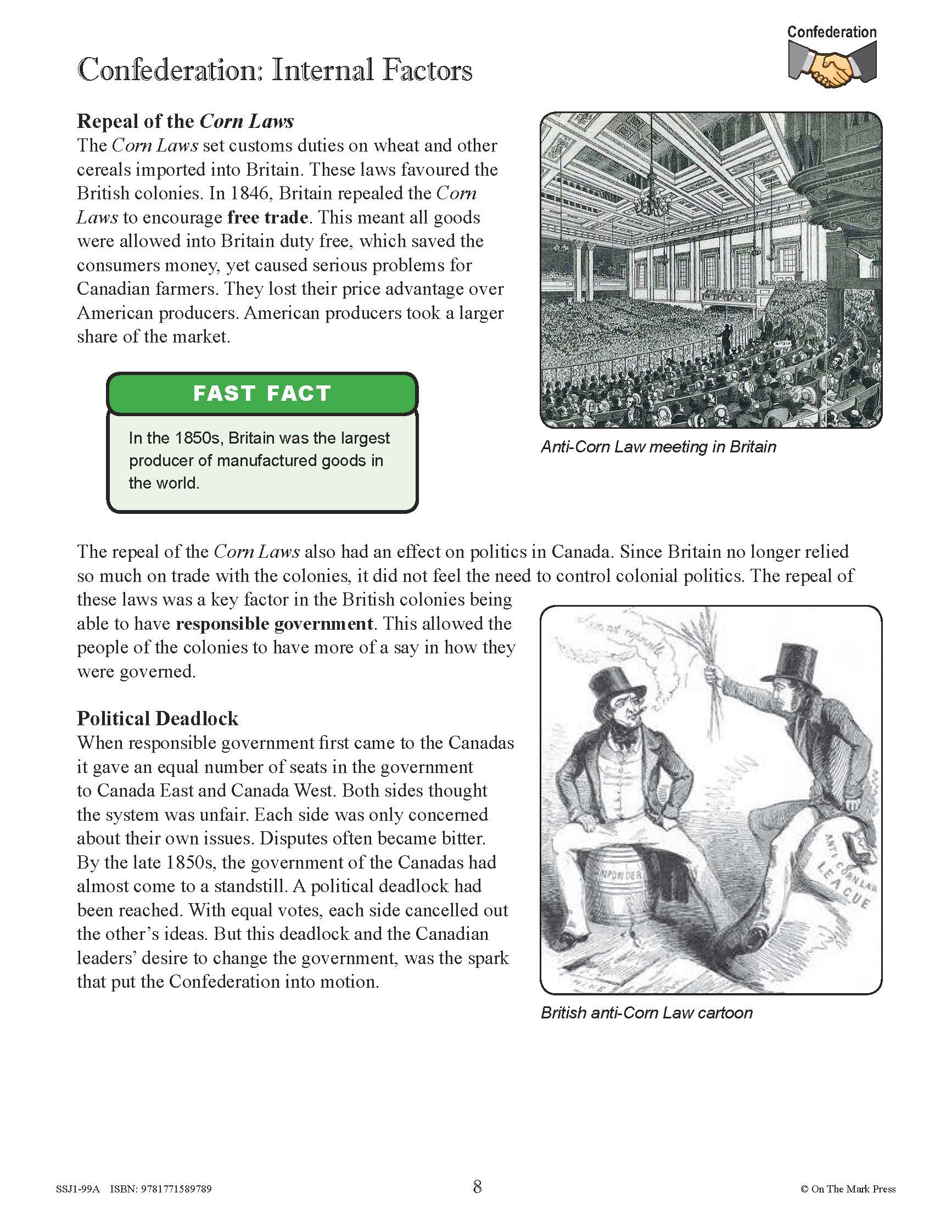 Creating Canada 1850-1890 Grade 8 - 10/pk Readers